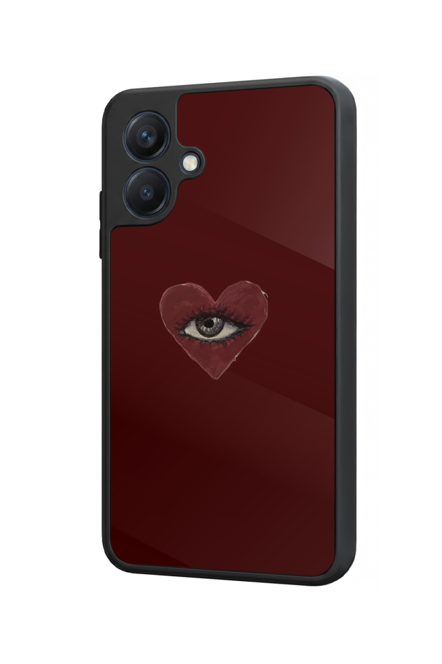 Samsung Galaxy A07 Uyumlu Kalp Love Tasarımlı Glossy Premium Kılıf