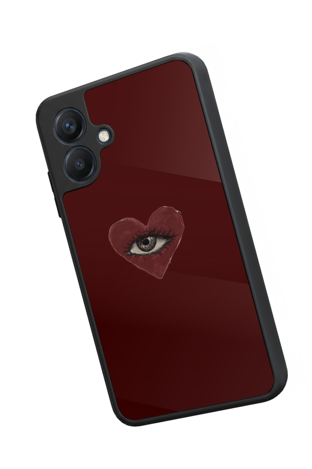 Samsung Galaxy A07 Uyumlu Kalp Love Tasarımlı Glossy Premium Kılıf