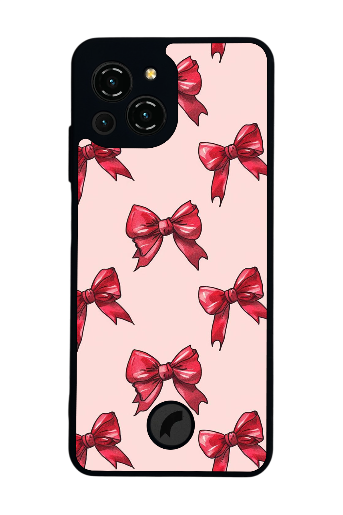 Reeder S23 Pro Max Uyumlu Kurdele Tasarımlı Glossy Premium Kılıf