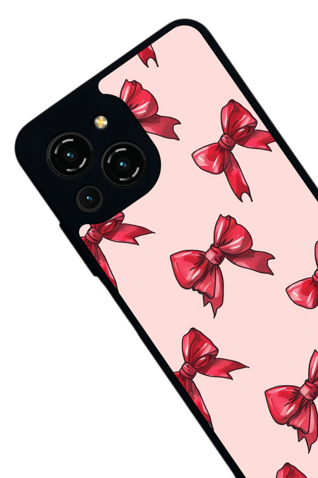 Reeder S23 Pro Max Uyumlu Kurdele Tasarımlı Glossy Premium Kılıf