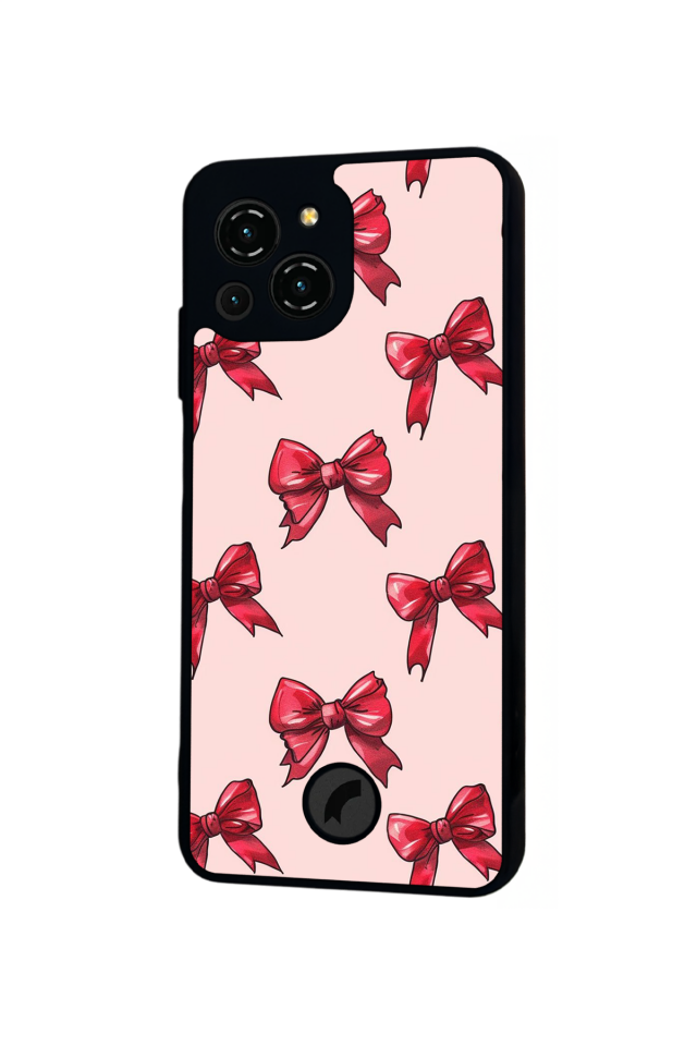 Reeder S23 Pro Max Uyumlu Kurdele Tasarımlı Glossy Premium Kılıf