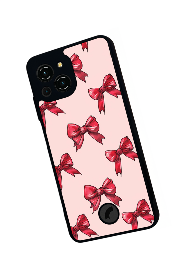 Reeder S23 Pro Max Uyumlu Kurdele Tasarımlı Glossy Premium Kılıf