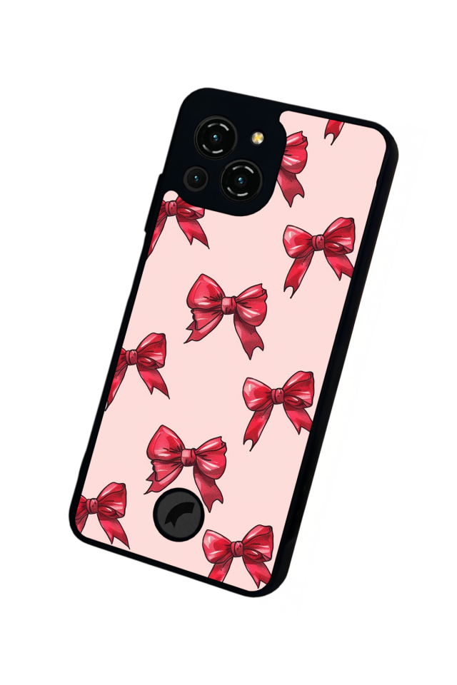 Reeder S23 Pro Max Uyumlu Kurdele Tasarımlı Glossy Premium Kılıf