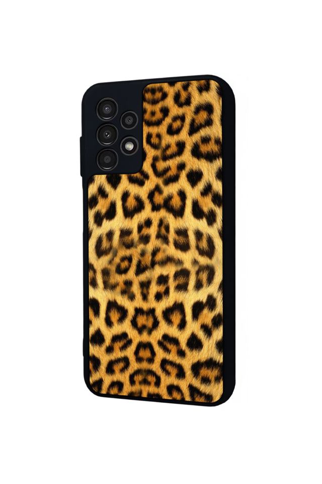 Samsung Galaxy A23 Uyumlu Leopar Tasarımlı Glossy Premium Kılıf