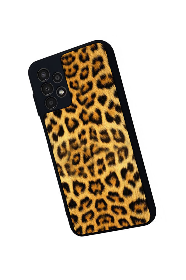 Samsung Galaxy A23 Uyumlu Leopar Tasarımlı Glossy Premium Kılıf