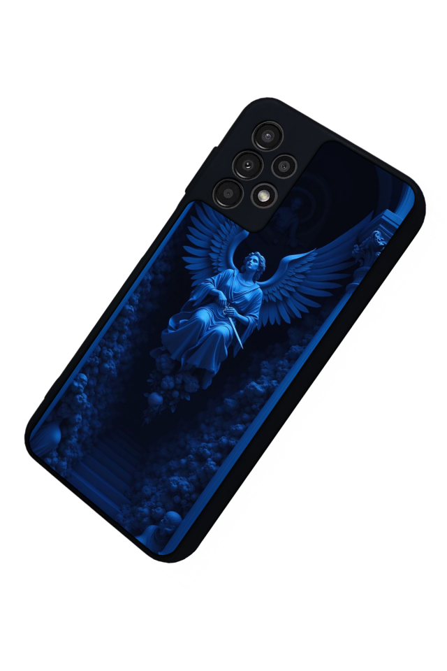 Samsung Galaxy A13 Uyumlu Melek Tasarımlı Glossy Premium Kılıf