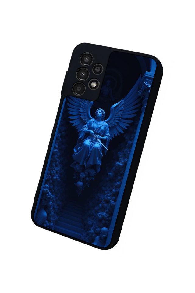 Samsung Galaxy A13 Uyumlu Melek Tasarımlı Glossy Premium Kılıf