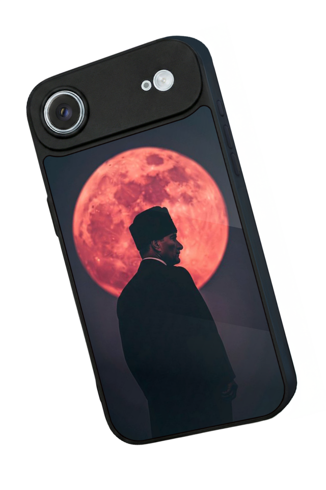 iPhone 17 Air Uyumlu Mustafa Kemal Ataturk Tasarımlı Glossy Premium Kılıf