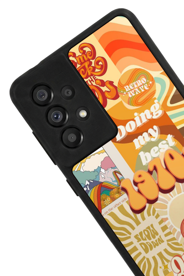 Samsung Galaxy A73 Uyumlu Poster Tasarımlı Glossy Premium Kılıf