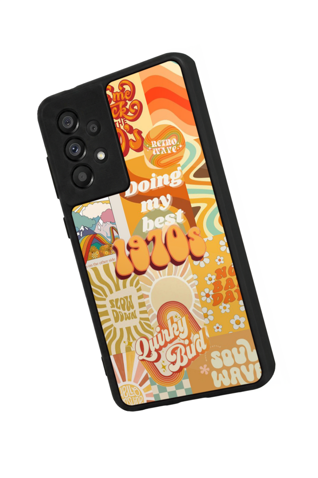 Samsung Galaxy A73 Uyumlu Poster Tasarımlı Glossy Premium Kılıf