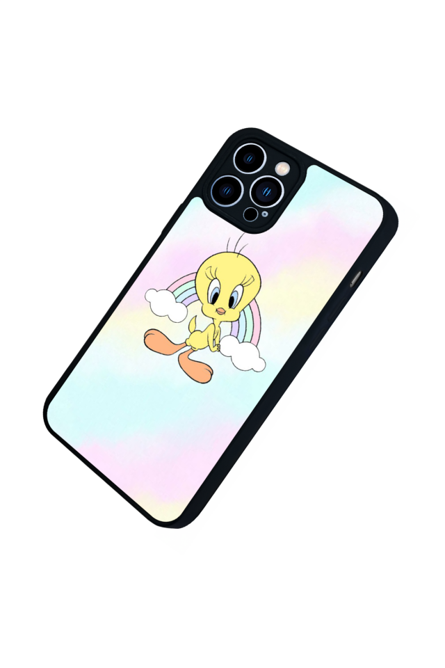 iPhone 13 Pro Max Uyumlu Tweety Tasarımlı Glossy Premium Kılıf