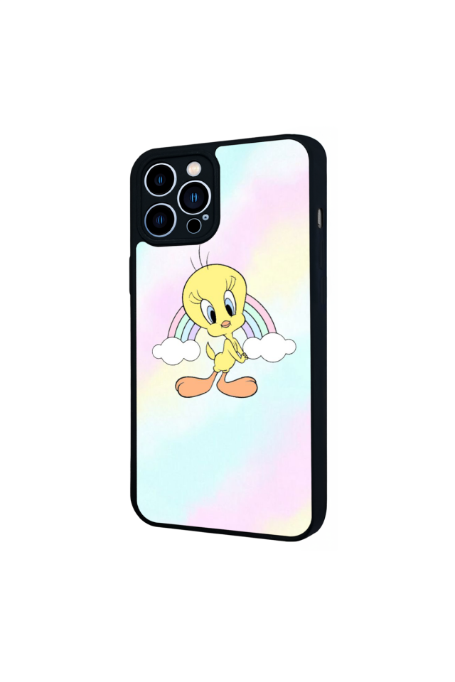 iPhone 13 Pro Max Uyumlu Tweety Tasarımlı Glossy Premium Kılıf
