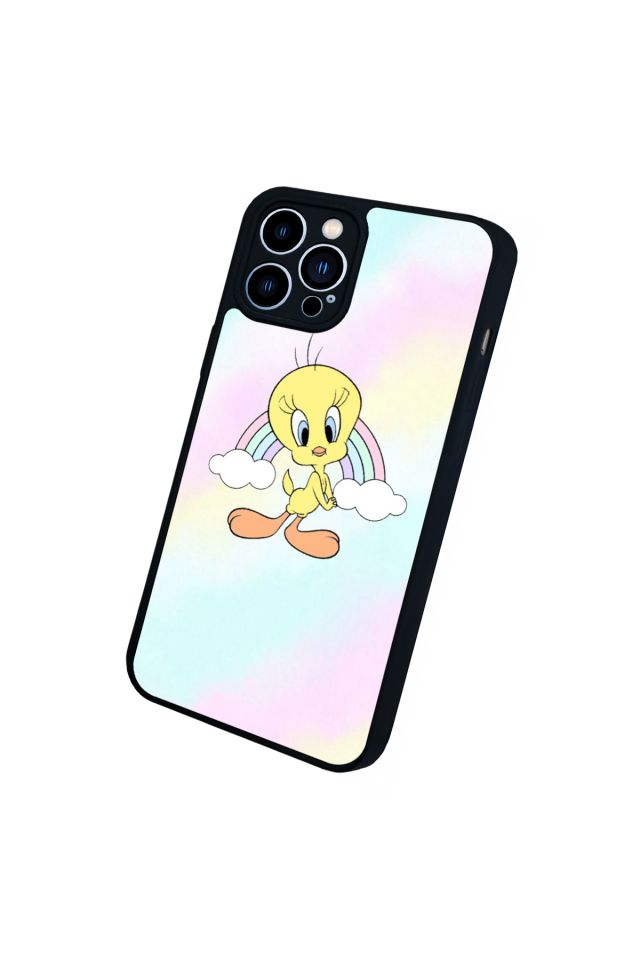 iPhone 13 Pro Max Uyumlu Tweety Tasarımlı Glossy Premium Kılıf
