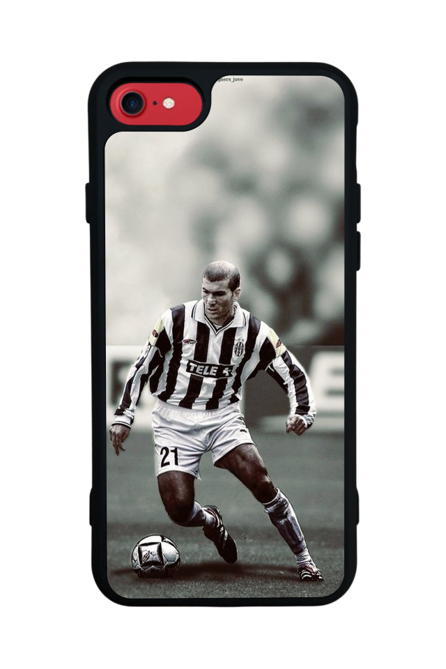 iPhone 8 Uyumlu Zidane Tasarımlı Glossy Premium Kılıf
