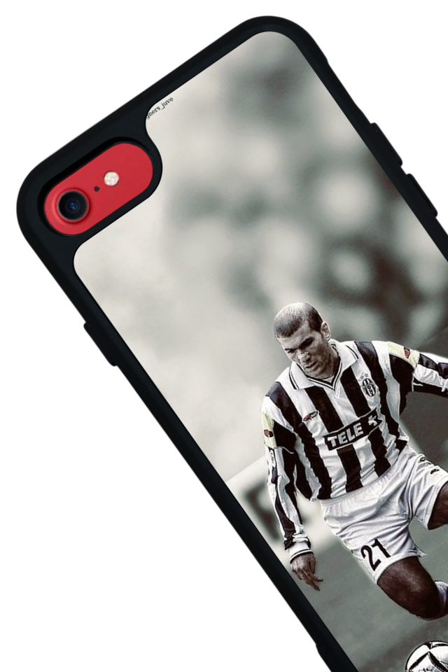 iPhone 8 Uyumlu Zidane Tasarımlı Glossy Premium Kılıf