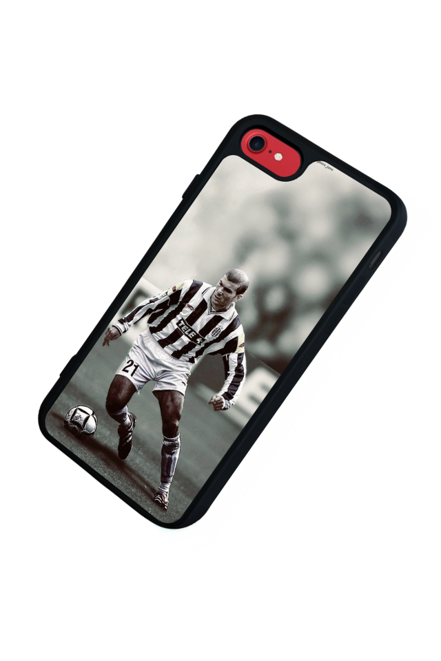 iPhone 8 Uyumlu Zidane Tasarımlı Glossy Premium Kılıf