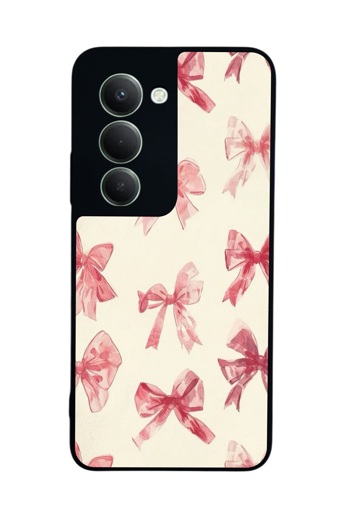 Xiaomi Redmi 15 5G Uyumlu Kurdele Tasarımlı Glossy Premium Kılıf