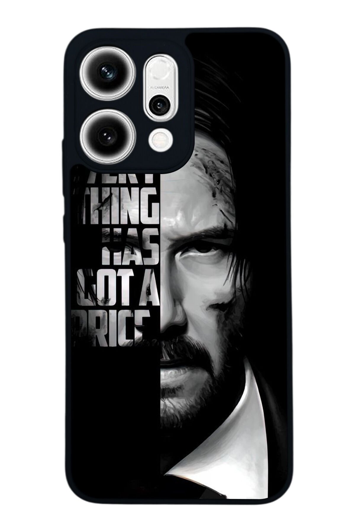 Oppo Reno 14 Uyumlu JohnWick Tasarımlı Glossy Premium Kılıf