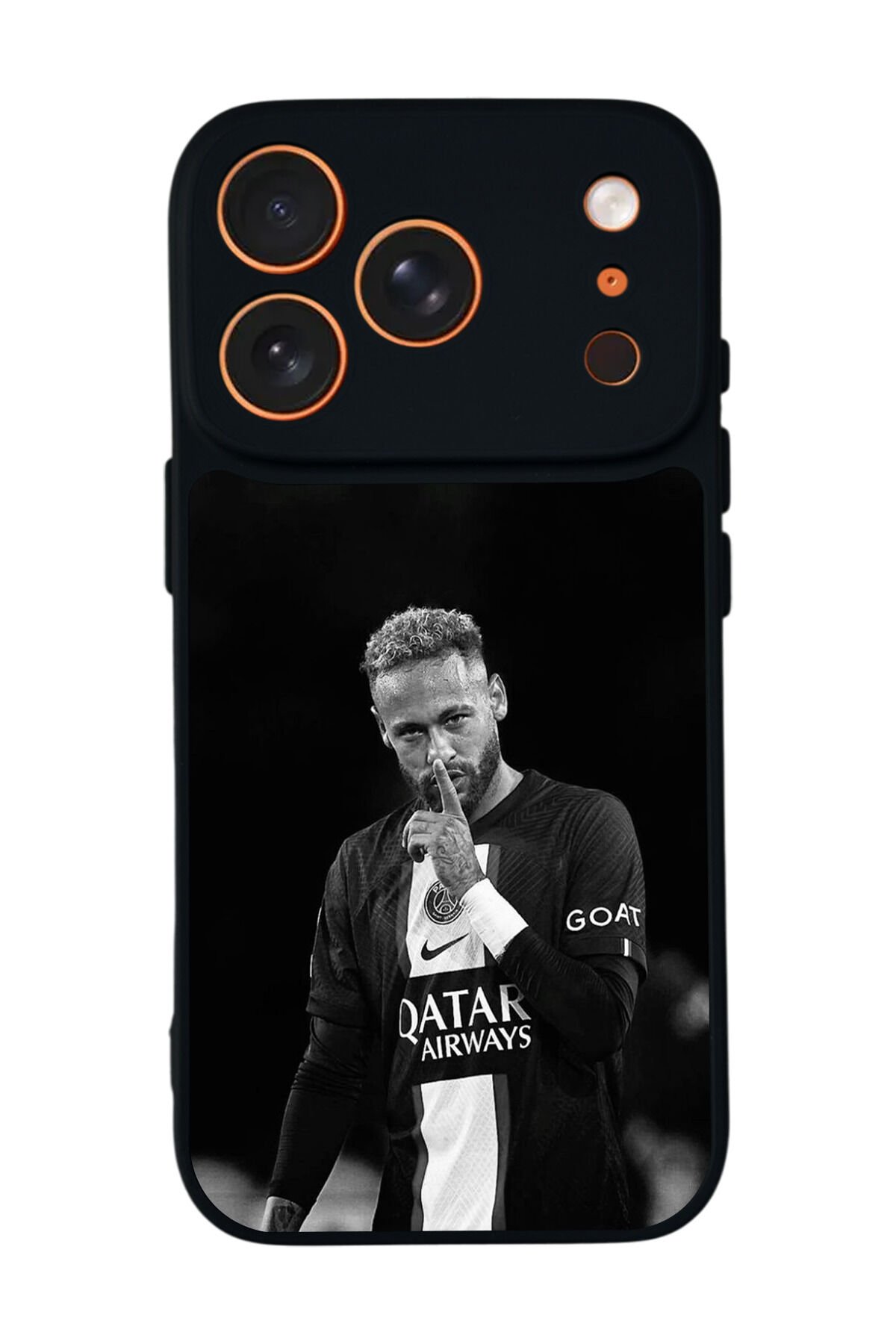 iPhone 17 Pro Max Uyumlu Neymar Tasarımlı Glossy Premium Kılıf