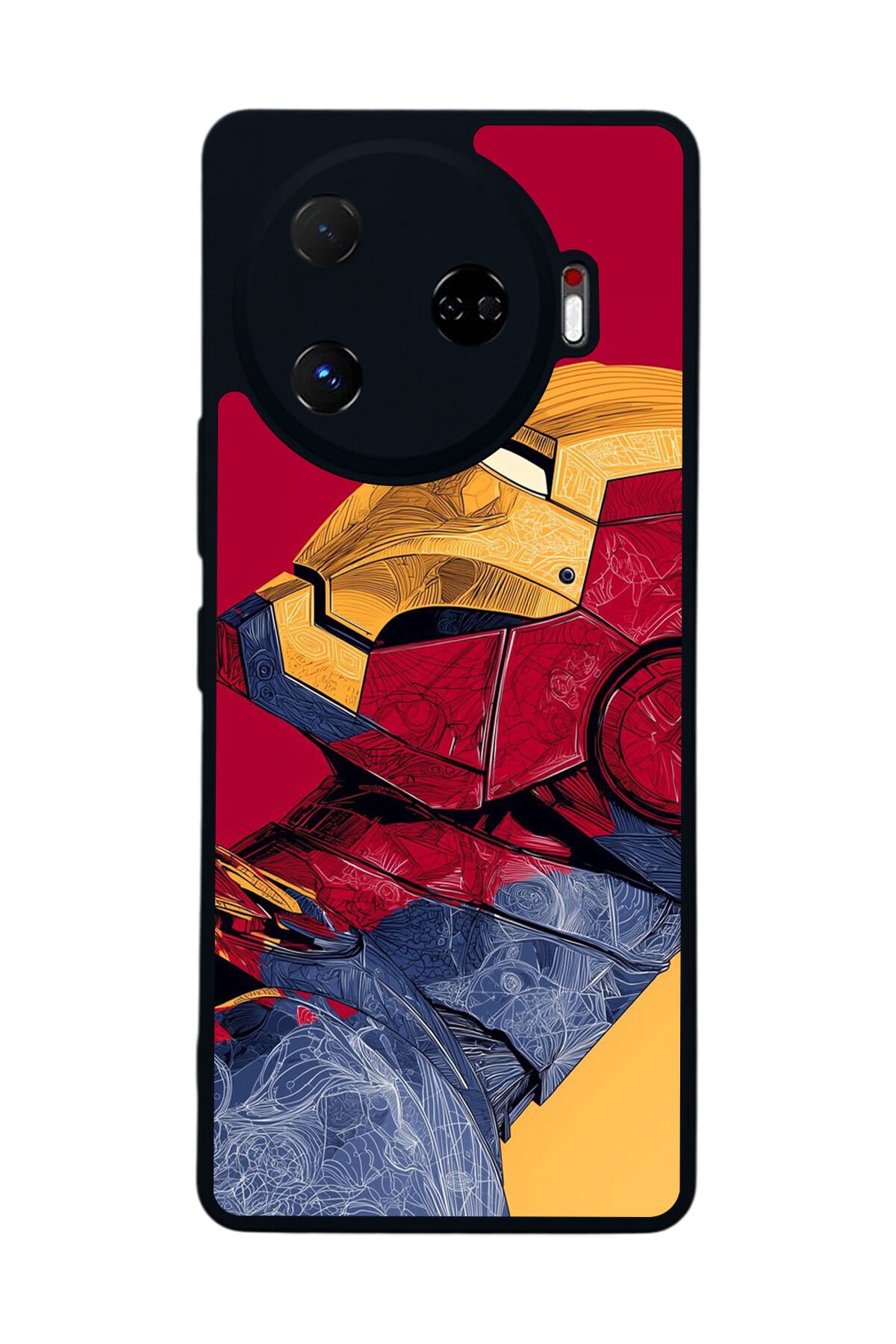 Tecno Camon 30 Pro Uyumlu Iron Man ( Demir Adam ) Tasarımlı Glossy Premium Kılıf