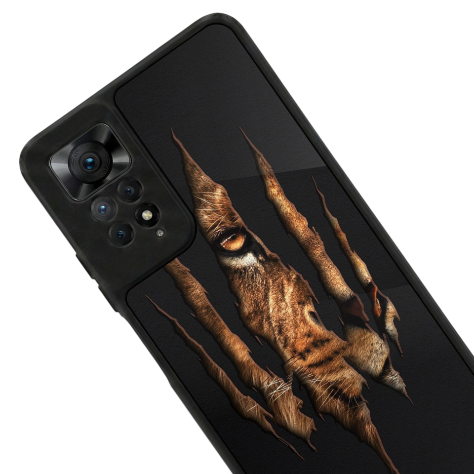 Xiaomi Redmi Note 12 Pro Uyumlu Aslan Tasarımlı Glossy Premium Kılıf