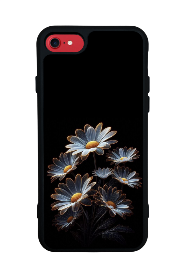 iPhone 7 Uyumlu Cicek Tasarımlı Glossy Premium Kılıf