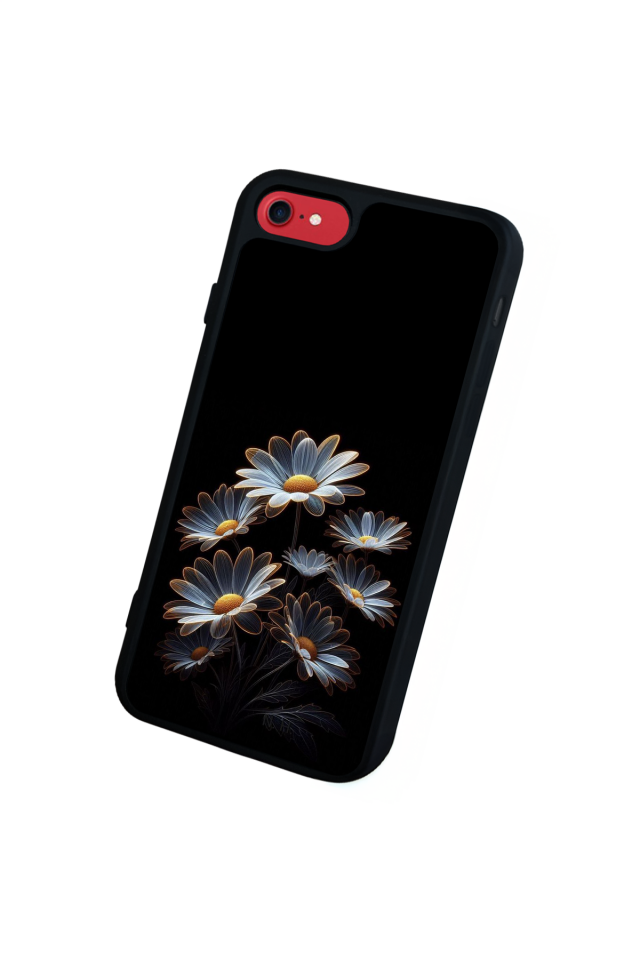 iPhone 7 Uyumlu Cicek Tasarımlı Glossy Premium Kılıf