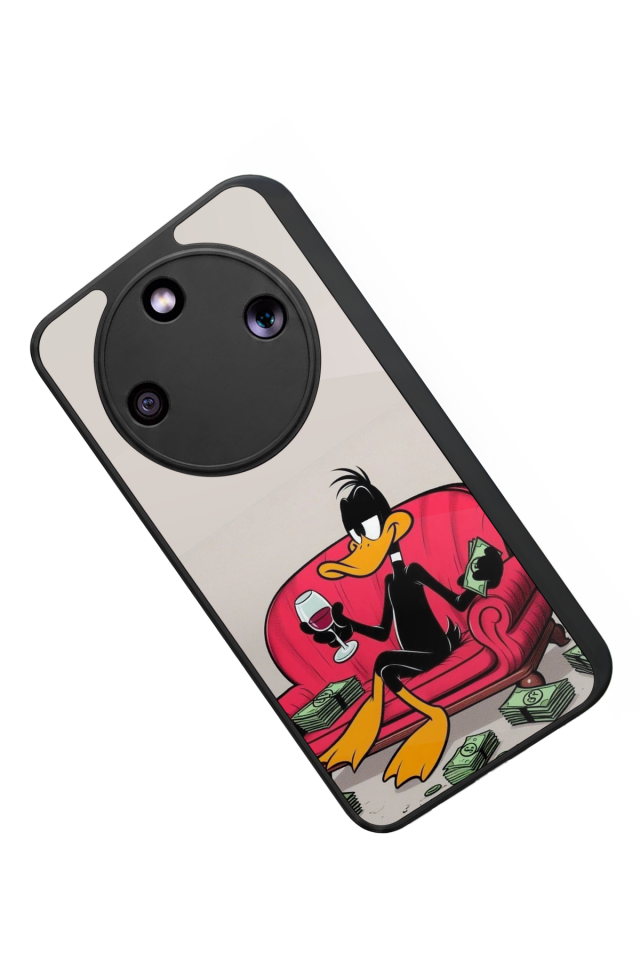Honor Magic 8 Lite Uyumlu Daffy duck Tasarımlı Glossy Premium Kılıf