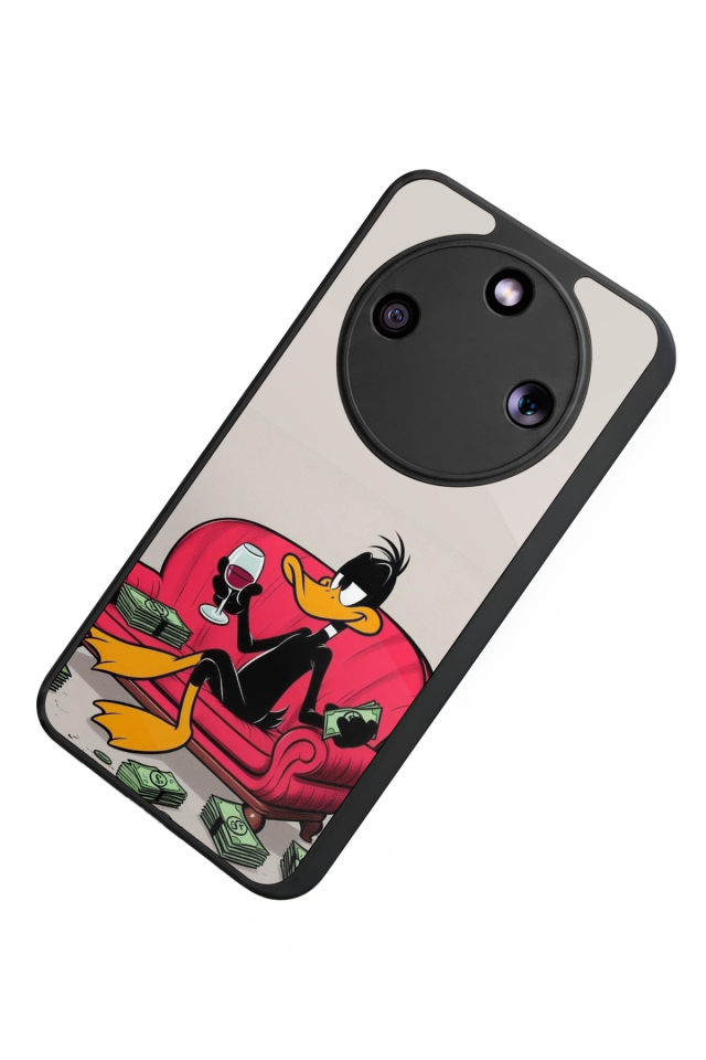 Honor Magic 8 Lite Uyumlu Daffy duck Tasarımlı Glossy Premium Kılıf