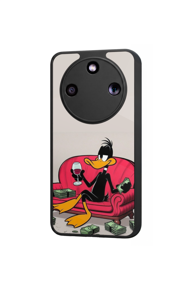Honor Magic 8 Lite Uyumlu Daffy duck Tasarımlı Glossy Premium Kılıf