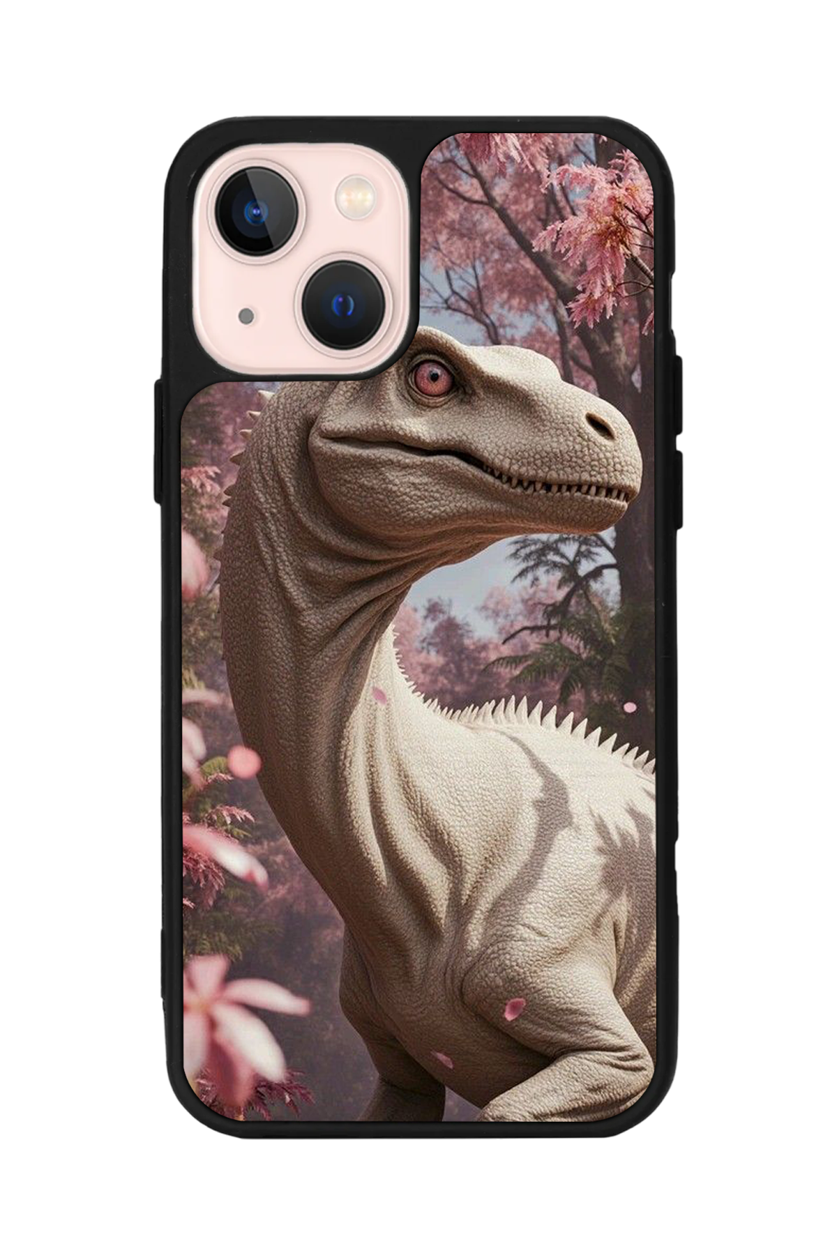 iPhone 13/14 Uyumlu Dinazor Tasarımlı Glossy Premium Kılıf