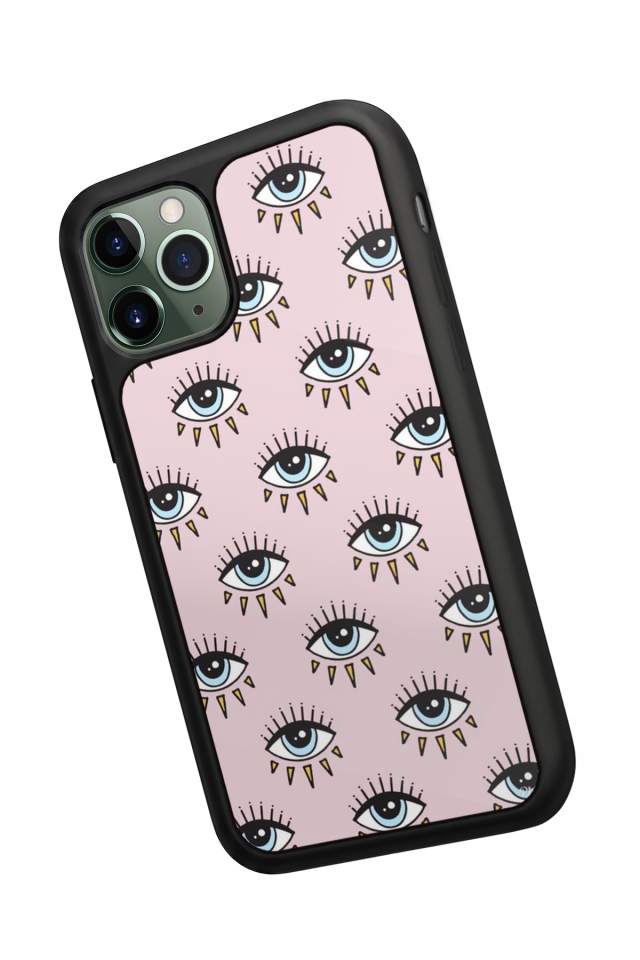 iPhone 11 Pro Max Uyumlu Göz Tasarımlı Glossy Premium Kılıf
