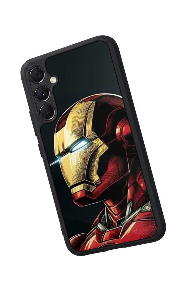 Samsung Galaxy A34 Uyumlu  Iron Man ( Demir Adam ) Tasarımlı Glossy Premium Kılıf