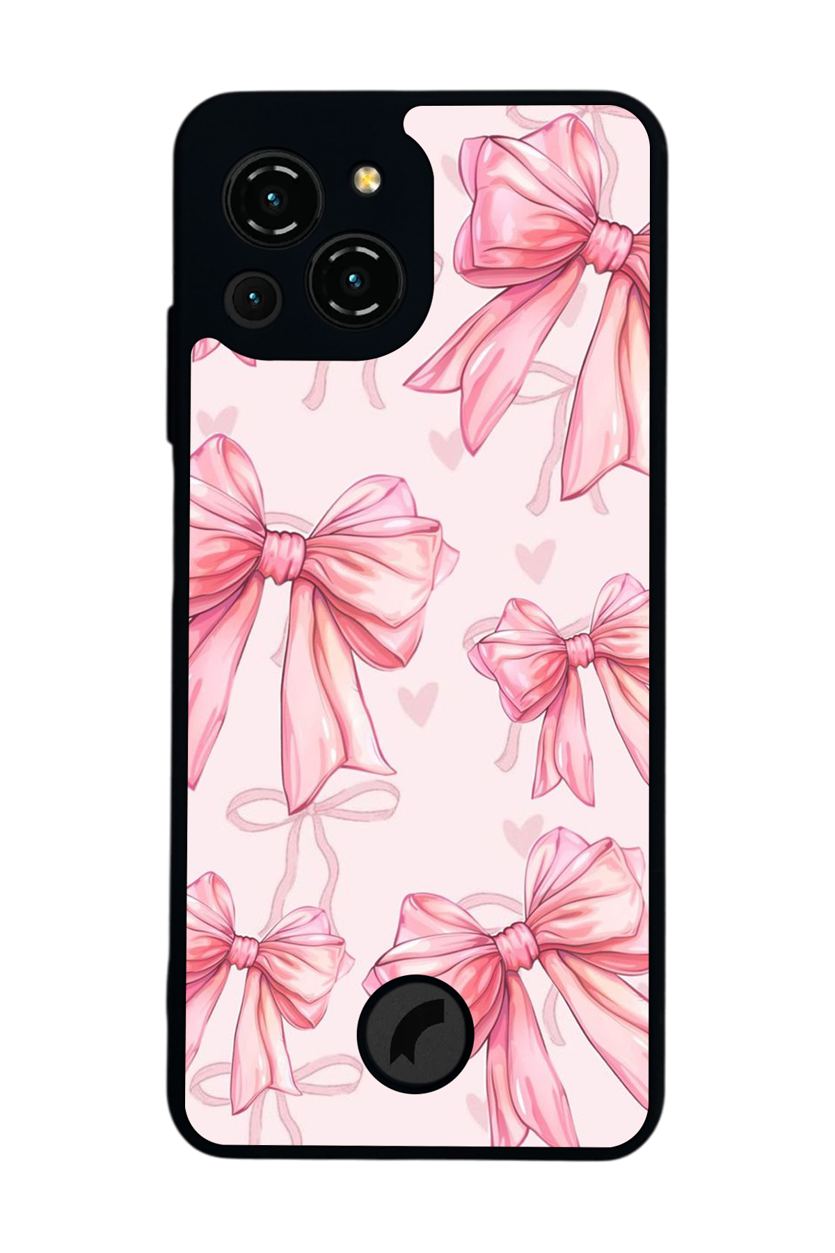 Reeder S23 Pro Max Uyumlu Kurdele Tasarımlı Glossy Premium Kılıf