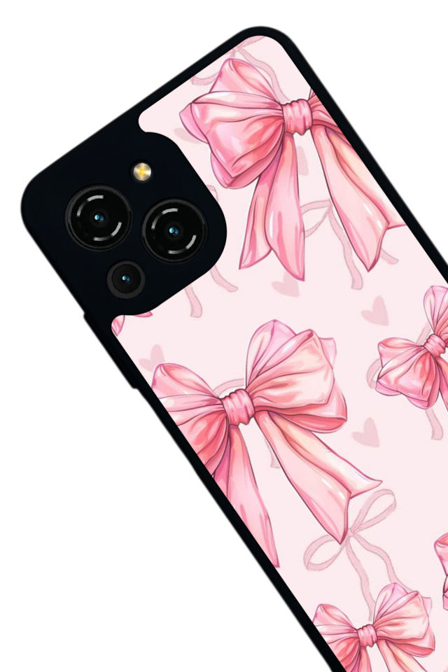 Reeder S23 Pro Max Uyumlu Kurdele Tasarımlı Glossy Premium Kılıf