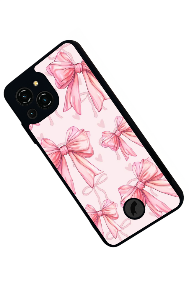 Reeder S23 Pro Max Uyumlu Kurdele Tasarımlı Glossy Premium Kılıf