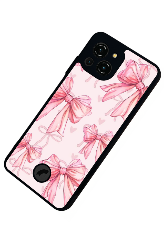 Reeder S23 Pro Max Uyumlu Kurdele Tasarımlı Glossy Premium Kılıf