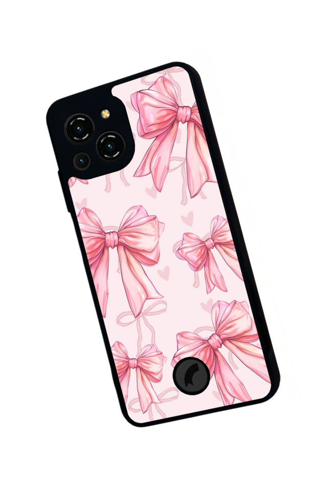 Reeder S23 Pro Max Uyumlu Kurdele Tasarımlı Glossy Premium Kılıf