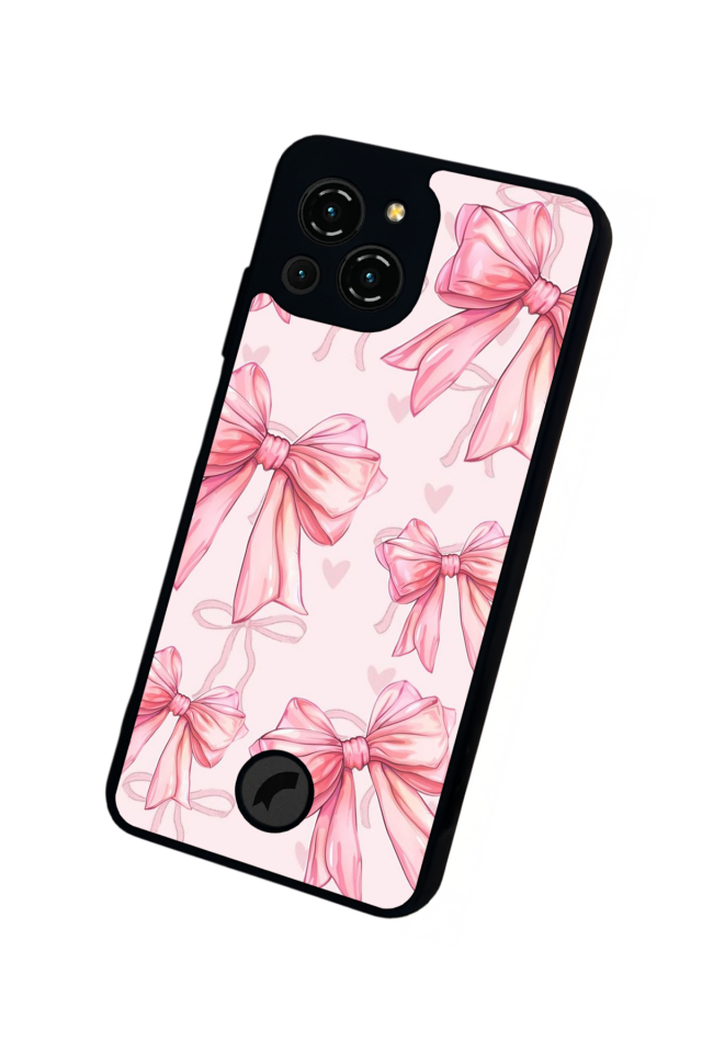 Reeder S23 Pro Max Uyumlu Kurdele Tasarımlı Glossy Premium Kılıf