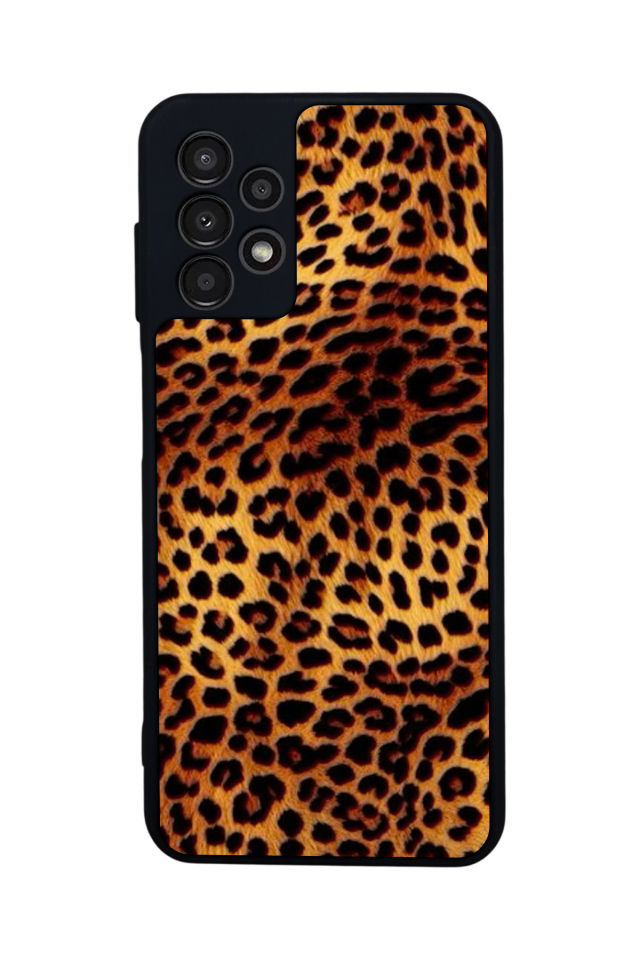 Samsung Galaxy A23 Uyumlu Leopar Tasarımlı Glossy Premium Kılıf