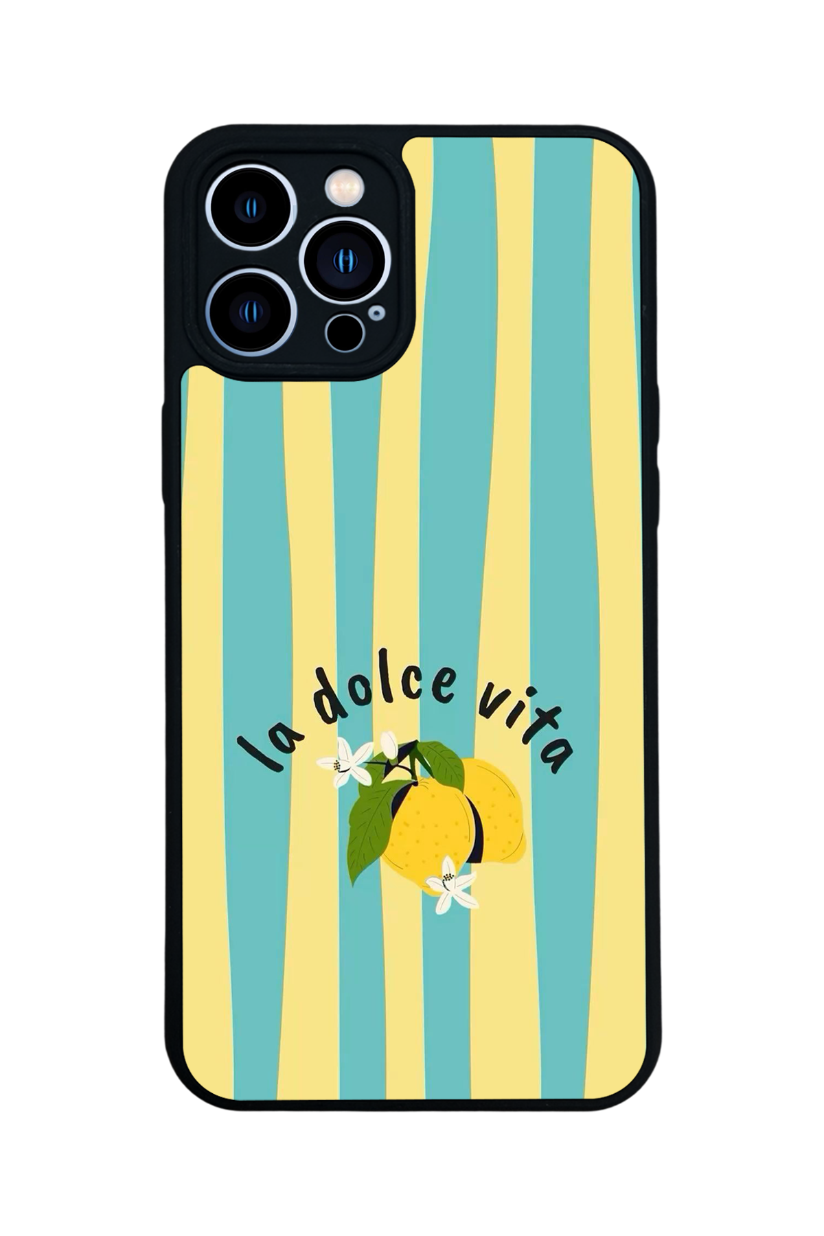iPhone 12 Pro Max Uyumlu Limon Tasarımlı Glossy Premium Kılıf