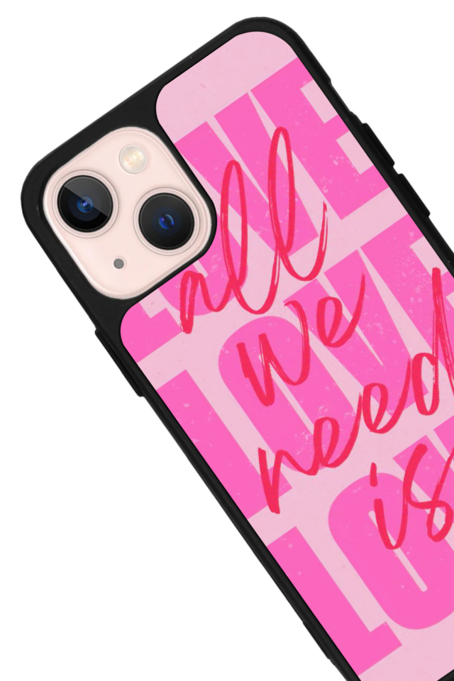 iPhone 15 Plus Uyumlu Love Tasarımlı Glossy Premium Kılıf