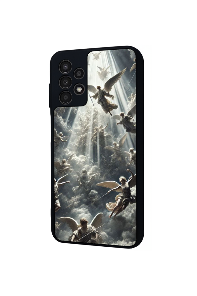 Samsung Galaxy A13 Uyumlu Melek Tasarımlı Glossy Premium Kılıf