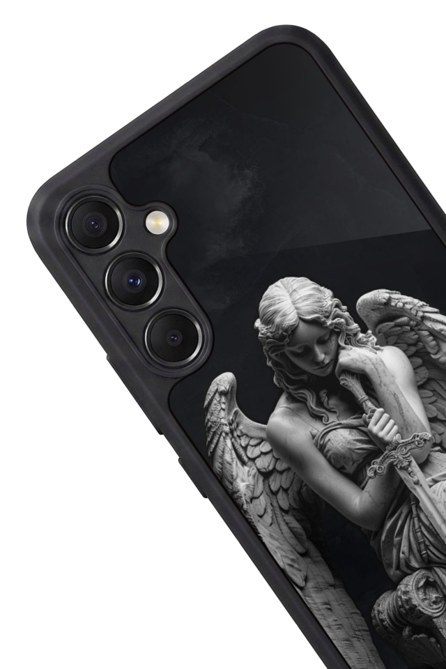 Samsung Galaxy M34 Uyumlu Melek Tasarımlı Glossy Premium Kılıf