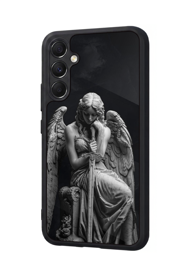 Samsung Galaxy M34 Uyumlu Melek Tasarımlı Glossy Premium Kılıf