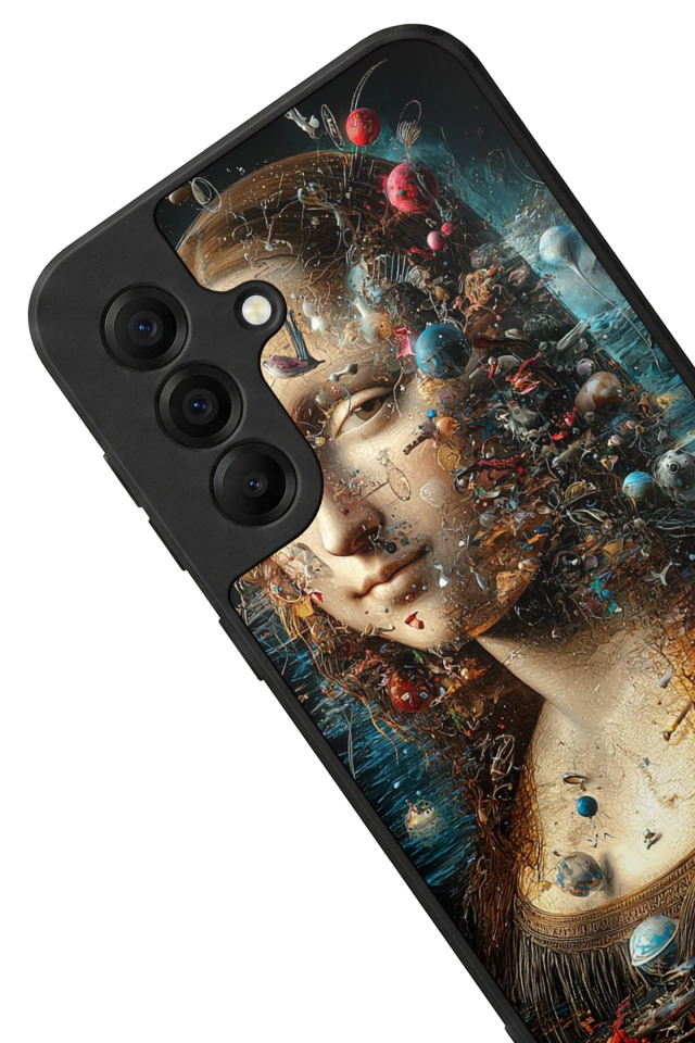 Samsung Galaxy A17 Uyumlu Monalisa Tasarımlı Glossy Premium Kılıf