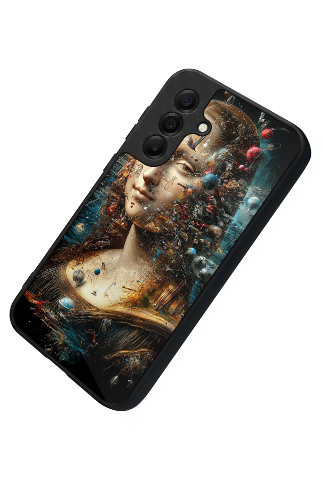 Samsung Galaxy A17 Uyumlu Monalisa Tasarımlı Glossy Premium Kılıf