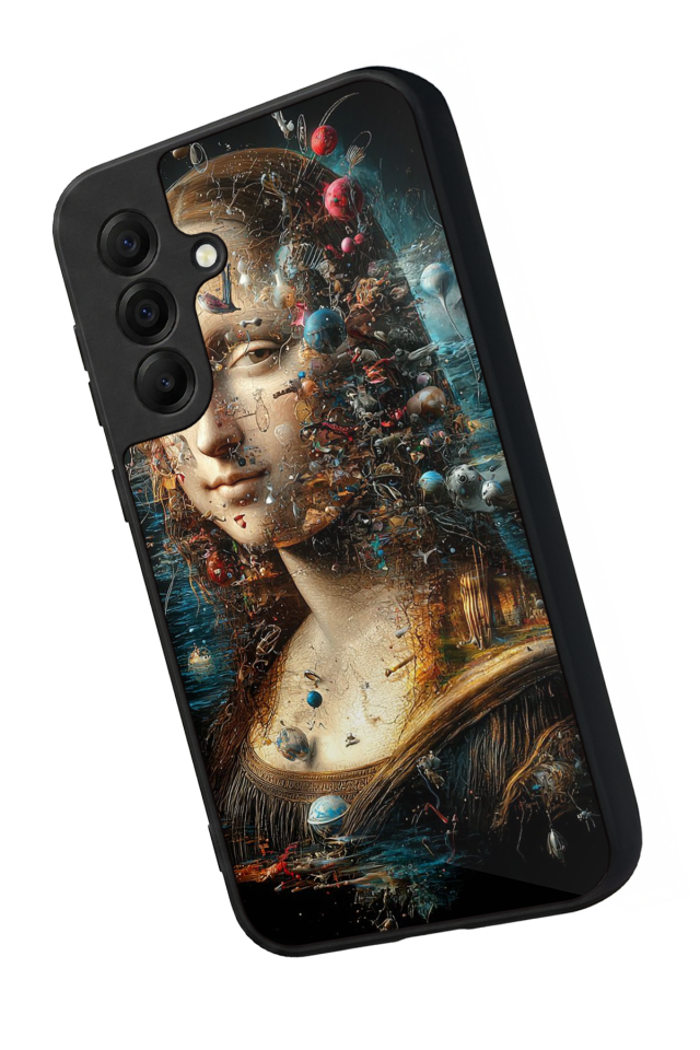 Samsung Galaxy A17 Uyumlu Monalisa Tasarımlı Glossy Premium Kılıf