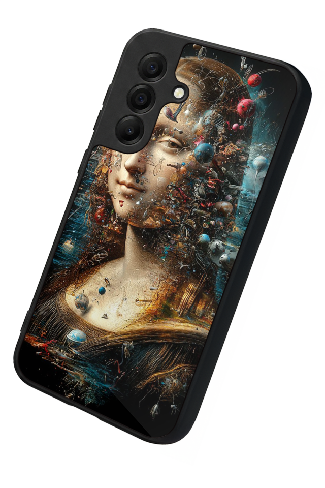 Samsung Galaxy A17 Uyumlu Monalisa Tasarımlı Glossy Premium Kılıf