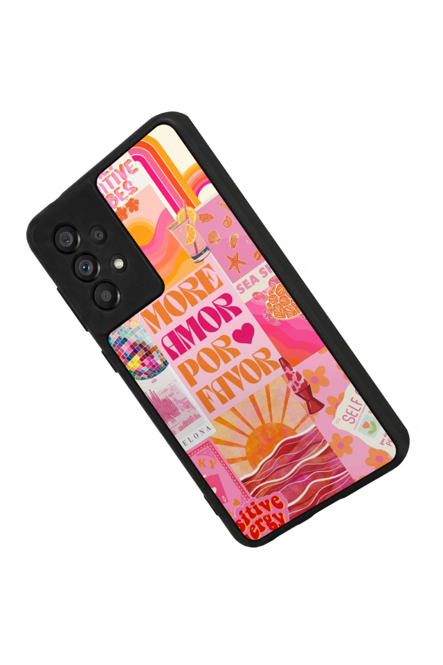 Samsung Galaxy A73 Uyumlu Poster Tasarımlı Glossy Premium Kılıf